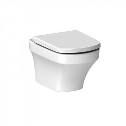 VILAN ELAN - závesná WC misa Rimless 36 x 51 cm + WC sedátko so SoftClose biela