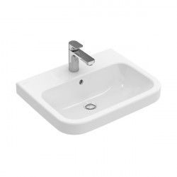 VILLEROY & BOCH Architectura - umývadlo nábytkové 650x470 mm, s prepadom, otvor na batériu, CeramicPlus, alpská biela 4188KGR1