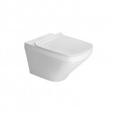 DURAVIT Dura Style závesná WC misa 37 x 54 cm s upevnením Durafix, biela s glazúrou Hygiene Glaze 2552092000