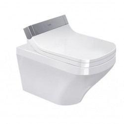 DURAVIT Dura Style závesná WC misa pre SensoWash 37 x 62 cm, upevnenie DURAFIX, biela s úpravou WonderGliss 25375900001