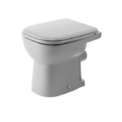 DURAVIT D-CODE stojaca WC misa 35 x 48 cm s plochým splachovaním, odpad zadný rovný 21090900002