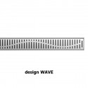 ACO ShowerDrain C rošt odtokový 1085 design Wave, 9010.88.65