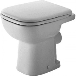 DURAVIT D-CODE stojaca WC misa 35 x 48 cm, hlboké splachovanie, odpad zadný rovný, biela 21080900002