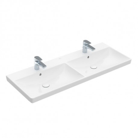 VILLEROY & BOCH Avento dvojumývadlo na skrinku 120 x 47 cm biela C+ 4A23CKR1