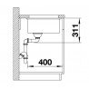 BLANCO SUBLINE 375-U drez čierny 523732