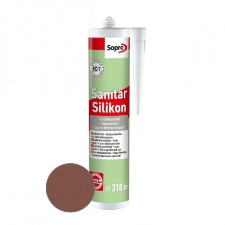 SOPRO silikón sanitárny kastanie 50, 310 ml 239050