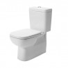 DURAVIT D-CODE kombi WC misa VARIO odpad,,bez nádrže a sedátka biela, 21180900002