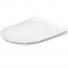 Duravit SOLEIL by Starck WC sedátko s oceľovými závesmi, biele 0022310000