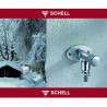 SCHELL ventil vonkajší nezámrzný POLAR II Set matný chróm 039970399