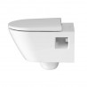 Duravit D-NEO závesná WC misa 37 x 54 cm, Rimless, biela HygieneGlaze, 2578092000
