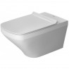 DURAVIT Dura Style závesná WC misa 37 x 62 cm Rimless, upevnenie Durafix, biela 2542090000