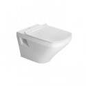 DURAVIT Dura Style závesná WC misa 37 x 54 cm Rimless, biela s glazúrou Hygiene Glaze 2538092000