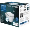 Duravit SOLEIL by Starck set 2v1 závesná WC misa HygieneFlush so sedátkom SoftClose 45860920A1