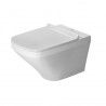 DURAVIT DuraStyle závesn WC misa 37 x 54 cm Rimless, upevnenie Durafix, biela s glazúrou Hygiene Glaze 2551092000