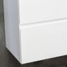 LAVITA ARIZONA závesná skrinka pod umývadlo 80 s 2-mi zásuvkami so SoftClose biela, lesklá lak