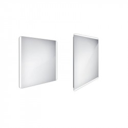 NIMCO zrkadlo podsvietené LED 17000 80 x 70 cm hliníkový rám ZP 17003