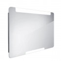 NIMCO zrkadlo podsvietené LED 22000 100 x 70 cm hliníkový rám ZP 22004