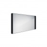 NIMCO zrkadlo podsvietené LED 42000 1200 x 650 mm bez senzora hliník/čierna ZPC 42006-90