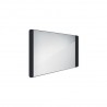 NIMCO zrkadlo podsvietené LED 42000 1000 x 600 mm bez senzora hliník/čierna ZPC 42004-90