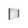 NIMCO zrkadlo podsvietené LED 42000 800 x 600 mm bez senzora hliník/čierna ZPC 42003-90
