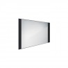 NIMCO zrkadlo podsvietené LED 41000 1000 x 600 mm bez senzora hliník/čierna ZPC 4100490