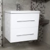 LAVITA KALIFORNIA skrinka pod umývadlo 60 cm, 2 zásuvky so SoftClose, biela lesklá, KALIFORNIA60