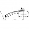 Hansgrohe Croma 100 ručná sprcha Mono 1jet chróm, 28580000