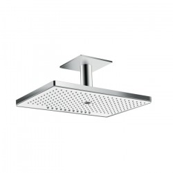 Hansgrohe Rainmaker Select 460 3jet stropná hlavová sprcha biela/chróm s vertikálnym ramenom 100 mm 24006400