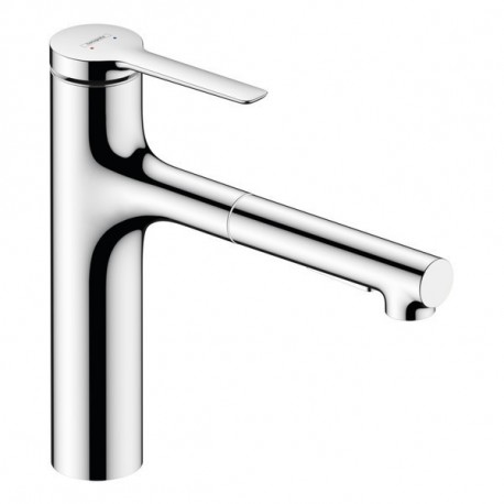 Hansgrohe ZESIS M33 drezová batéria 160 s vyťahovateľnou sprškou 2jet sBox lite chróm 74804000