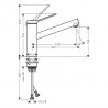 Hansgrohe ZESIS M33 drezová batéria 150 Eco 1jet chróm 74811000