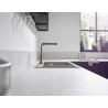 Hansgrohe Talis M54 drezová batéria 270 1jet s vyťahovacím výtokom kartáčovaný čierny chróm 72808340