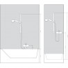 Hansgrohe Croma 100 sprchový set Vario EcoSmart so sprchovou tyčou 90cm chróm, 27653000