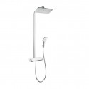 Hansgrohe Raindance Select E sprchový systém Showerpipe 360 1jet s termostatom biela/chróm, 27112400