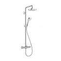 Hansgrohe Croma Select E sprchový systém Showerpipe 180 2jet s termostatom chróm 27257400