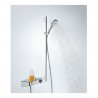 Hansgrohe Raindance Select E sprchový set 120 3jet so sprchovou tyčou 0,90m s mydelničkou biela/chróm, 26621400