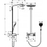 Hansgrohe Raindance Select E sprchový systém Showerpipe 300 2jet s termostatom ShowerTabelet 300 chróm, 27127000