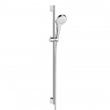 Hansgrohe Croma Select S sprchový set Vario EcoSmart 9 l/min 3-prúdový s tyčou 90cm biela/chróm, 26573400