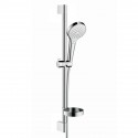 Hansgrohe Croma Select S sprchový set Vario 3-prúdový s tyčou 65cm a mydelničkou biela/chróm, 26566400