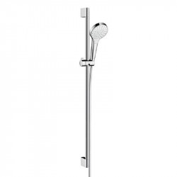 Hansgrohe Croma Select S sprchový set 1jet EcoSmart 9 l/min s tyčou 0,90m biela/chróm, 26575400