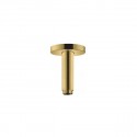 Hansgrohe sprchové rameno S 100 mm, do stropu, leštený vzhľad zlata, 27393990