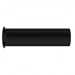 HANSGROHE sifóny - rovná trubka 300 mm s lemom čierna matná, 53428670