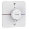 HANSGROHE ShowerSelect Comfort Q batéria vaňová podomietková termostatická pre 2 spotrebiče matná biela 15583700