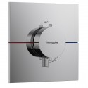 HANSGROHE ShowerSelect Comfort Q batéria podomietková termostatická kartáčovaný čierny chróm 15588340