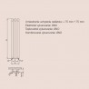 P.M.H. Rosendal Massive radiátor kúpeľňový 292 x 1500 mm biela R703W