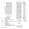 ZEHNDER Kazeane radiátor pre teplovodnú/kombi prevádzku 1340 x 600 mm Anthracite RK-130-060-0346