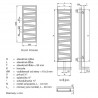 ZEHNDER Kazeane radiátor pre teplovodnú/kombi prevádzku 1266 x 500 mm Anthracite RK-130-050-0346