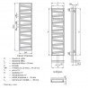 ZEHNDER Kazeane radiátor pre teplovodnú/kombi prevádzku 1823 x 500 mm Anthracite RK-180-050-0346
