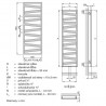 ZEHNDER Kazeane radiátor pre teplovodnú/kombi prevádzku 1661 x 600 mm biela matná RAL0556 RK-170-060-0556