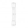 OMNIRES sprchová hadica 150 cm matná strieborná X150SL