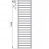 ZEHNDER Subway radiátor 1549 x 600 mm teplovod/kombi biela SUB-150-060